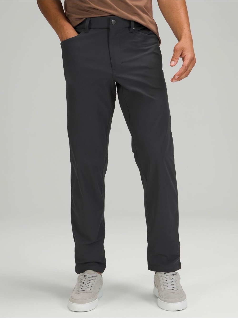 Lululemon ABC Classic-Fit 5 Pocket Warpstreme Pants Dark Grey – 33 Waist/40 L